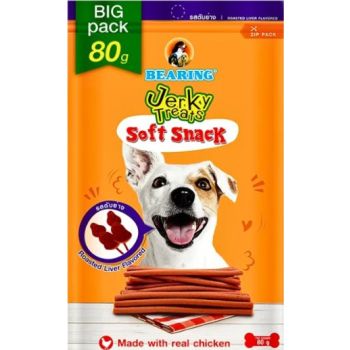  Bearing Jerky Treats Sticks Roasted Liver Flavor-80 Gm 