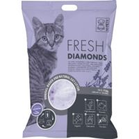 M-PETS Fresh Diamonds Silica Gel Cat Litter Lavender Scented 15L