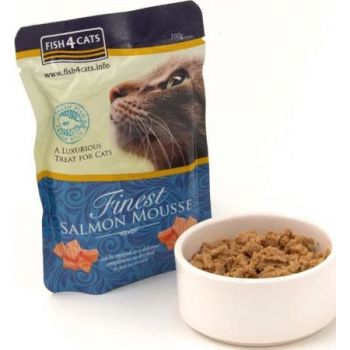  Fish4Cats Finest Salmon Mousse for Cats 100g 
