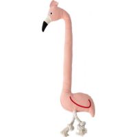 Freedog Flamingo Long Neck Plush Dog Toys   22 x 61 cm
