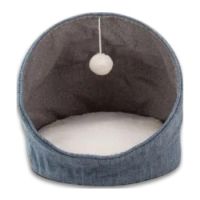 Saas Foldable Cat Bed Dark Blue 45X45 Cm