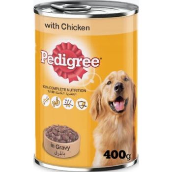  Pedigree Chicken Chunks in Gravy Wet Dog Food - 400G 