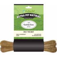 Nutrapet Dog Chew Rawhide Bone 8 INCH