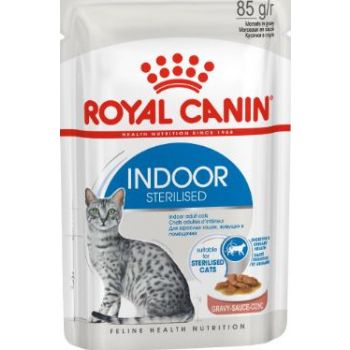  Royal Canine IndoorCat Wet Food Gravy  Pouches 85G 