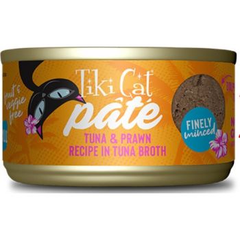  Tiki Cat Grill Tuna With Prawn Recipe Pate 2.8 Oz 