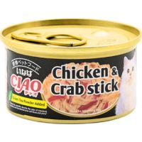 Inaba CIAO Chicken Fillet and Crab Stick in Jelly 75g