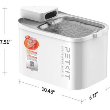  Petkit Eversweet Max 2.0 "CORDLESS" Automatic Pet Water Fountain - 3L 