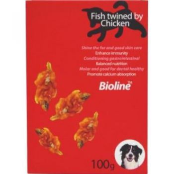  FISH TWINTED BY CHICKEN 100G 