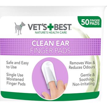  Vet'sbest Clean Ear Finger Pads (50pads) 