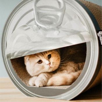  District 70 Can Cardboard Cat Scratcher 36 x 40 x 38 cm 