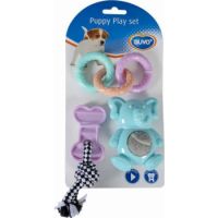 Duvo+ Puppy Toys TPR Play Set 12 - 16 - 9,5cm Mixed Colors