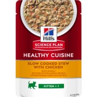 Hill’s SCIENCE PLAN HEALTHY CUISINE Kitten Wet Food  Stew With Chicken Pouch 80g