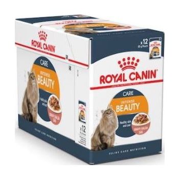  Royal Canin Cat WET FOOD - INTENSE BEAUTY (POUCHES)box of 12x85g 