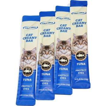  Cola Loca Cat Creamy Bar – Tuna  Flavour – Box of 50 x 15g Tubes 