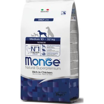  Monge Natural Superpremium Medium Senior Rich in Chicken 3 kg 