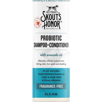  Skouts Honor Probiotic Shampoo Plus Conditioner Unscented Grooming 475ML 