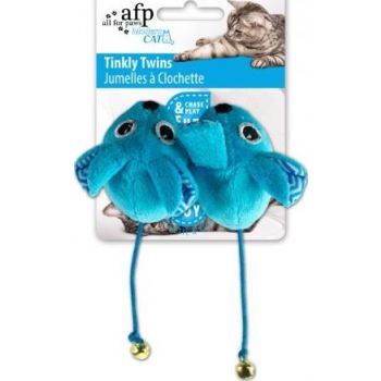  Tinkly Twins Cat Toys  - BLUE 