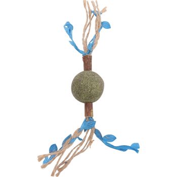  M-PETS Charmy Branch Blue Catnip Cat Toy 