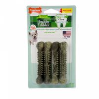 Nylabone Healthy Edibles Dental Chew Wolf Pouch 8ct