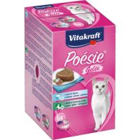 Vitakraft Poesie Multipack Tray Jelly Wet Cat Food - 85g - Pack of 6