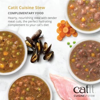  Catit Cuisine Chicken Stew with Tuna, 95g Tetra 