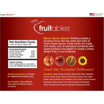  Fruitables Dog Treats Pumpkin & Apple 198gr 