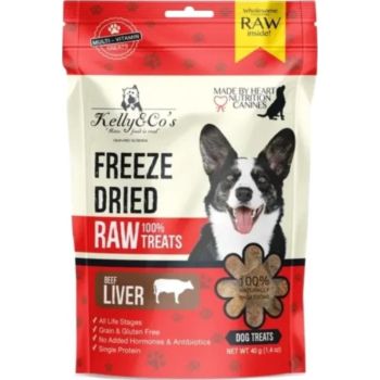  KELLY & CO'S Single Ingredient Freeze-dried Beef Liver for Dog - 40g 