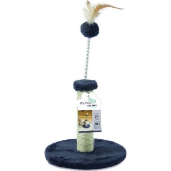  M-PETS My First Cat Tree Feather Dark Gery 