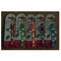 PANDA GLOWING CAT COLLAR 3/8x20-30cm (PURPLE)