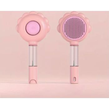  Rabbit Shapped Pet Steam Brush Pink 