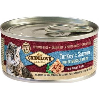  Carnilove Turkey & Salmon For Adult Cats (Wet Food Cans) 