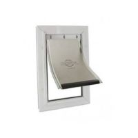 Pet Safe Aluminum Pet Door - Medium White
