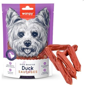  Wanpy Dog Treats Duck Sausages 100g 