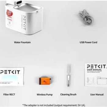  Petkit Eversweet Max 2.0 "CORDLESS" Automatic Pet Water Fountain - UVC Pump - 3L 