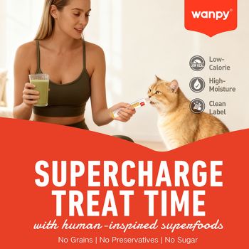  WANPY Superfoods Creamy Treat For Cat Lamb With Beetroot & Turmeric 70g 