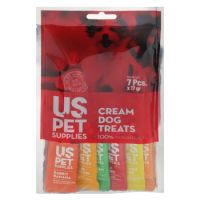 US Pet Assorted Cream Dog Treats 7 x 17 gr