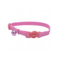 Coastal 3/8" SafeCat Nylon Breakaway Collar Pink