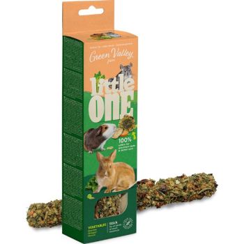  Little One Green Valley Fully edible grain free stick for small mammals with vegetables 1x160g 