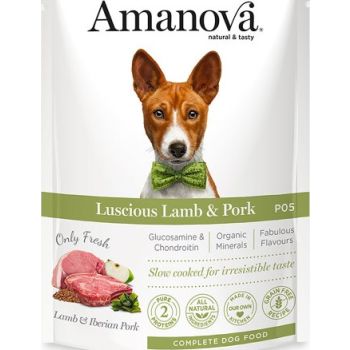  Amanova Grain Free Adult Dog Luscious LAmanovab & Pork 100g 