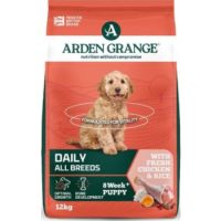 Arden Grange Daily All Breeds Puppy with Fresh Chicken & Rice Dry Dog Food 12kg