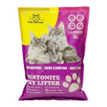  Cat Partner Bentonite Dust Free Clumping Litter 5 L – Lavender 