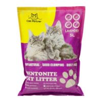 Cat Partner Bentonite Dust Free Clumping Litter 5 L – Lavender