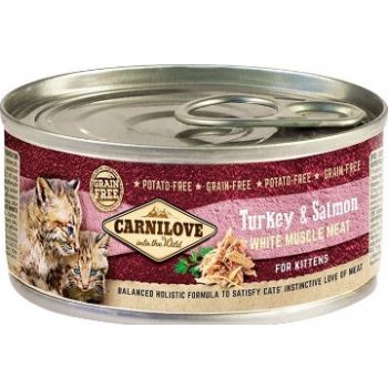  Carnilove Turkey & Salmon For Kittens (Wet Food Cans) 100g 
