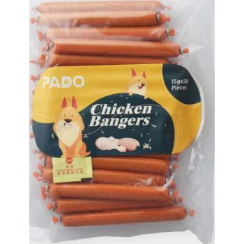  Pado Dog Treats Sausage Chicken 15x30g 