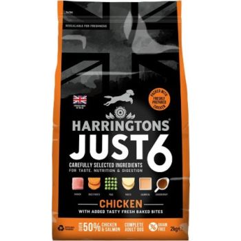  Harringtons Just 6 Chicken Grain Free Adult Dry Dog Food  2kg 
