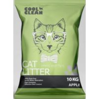 Cool Clean Clumping Cat Litter Apple 10Kg