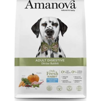  Amanova Dry Adult Digestive Divine Rabbit - 2kg 