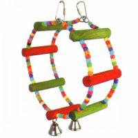 VanPet Wheel Type Toys Smalll And Mediumium Birds With Bells 25 X 7.5cm