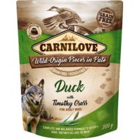 Carnilove Duck With Timothy Grass For Adult Dogs (Wet Food Pouches 300g