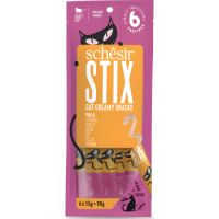 Schesir STIX Chicken Cream Sachet (6x15g)